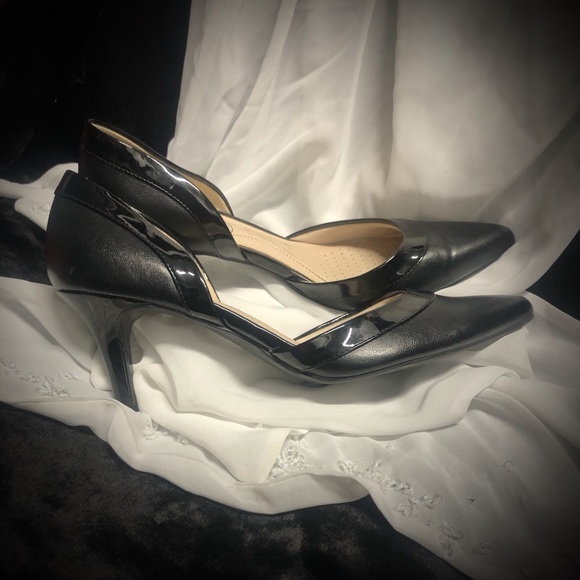 Classy, Black, Smooth & Patten Leather, Women’s Heels, by Stride Rite - Picture 5 of 8